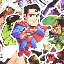 Cargar imagen en el visor de la galería, 50 Stickers Pegatinas Super Heroes Marvel DC