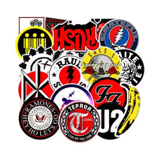 Cargar imagen en el visor de la galería, 100 Stickers Bandas De Rock Y Retro Personaliza Laptop Cuarto Etc