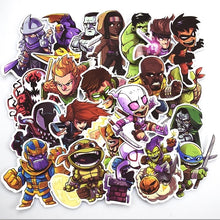 Cargar imagen en el visor de la galería, 50 Stickers Pegatinas Super Heroes Marvel DC