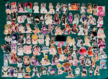 Cargar imagen en el visor de la galería, 100 Stickers Sexy Anime Waifu Personaliza Laptop, Cuarto y Mas
