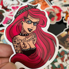 Cargar imagen en el visor de la galería, 50 Stickers Princesas Tatuadas Personaliza Laptop Cuarto y Mas
