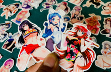 Cargar imagen en el visor de la galería, 70 Stickers Chicas Sexy Anime Personaliza Laptop, Cuarto y Mas
