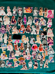 100 Stickers Sexy Anime Waifu Personaliza Laptop, Cuarto y Mas