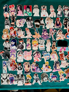 100 Stickers Sexy Anime Waifu Personaliza Laptop, Cuarto y Mas