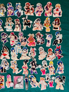 70 Stickers Chicas Sexy Anime Personaliza Laptop, Cuarto y Mas