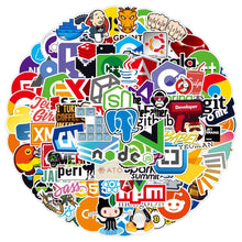 Cargar imagen en el visor de la galería, 100 Stickers Pegatinas Programación Logos PC