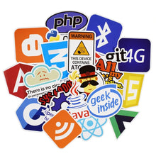 Cargar imagen en el visor de la galería, 50 Stickers Pegatinas Programación Logos PC