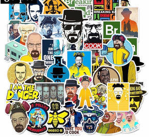 50 Stickers Breaking Bad Personaliza Laptop Cuarto Etc