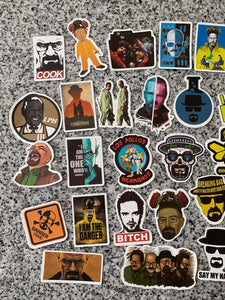 50 Stickers Breaking Bad Personaliza Laptop Cuarto Etc