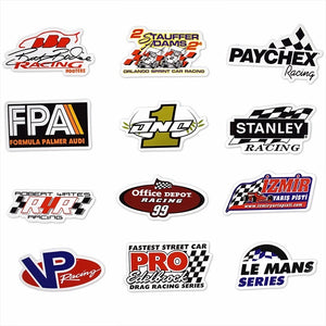 50 Stickers De Coches Marcas Y Sponsor Personaliza Laptop Cuarto Etc