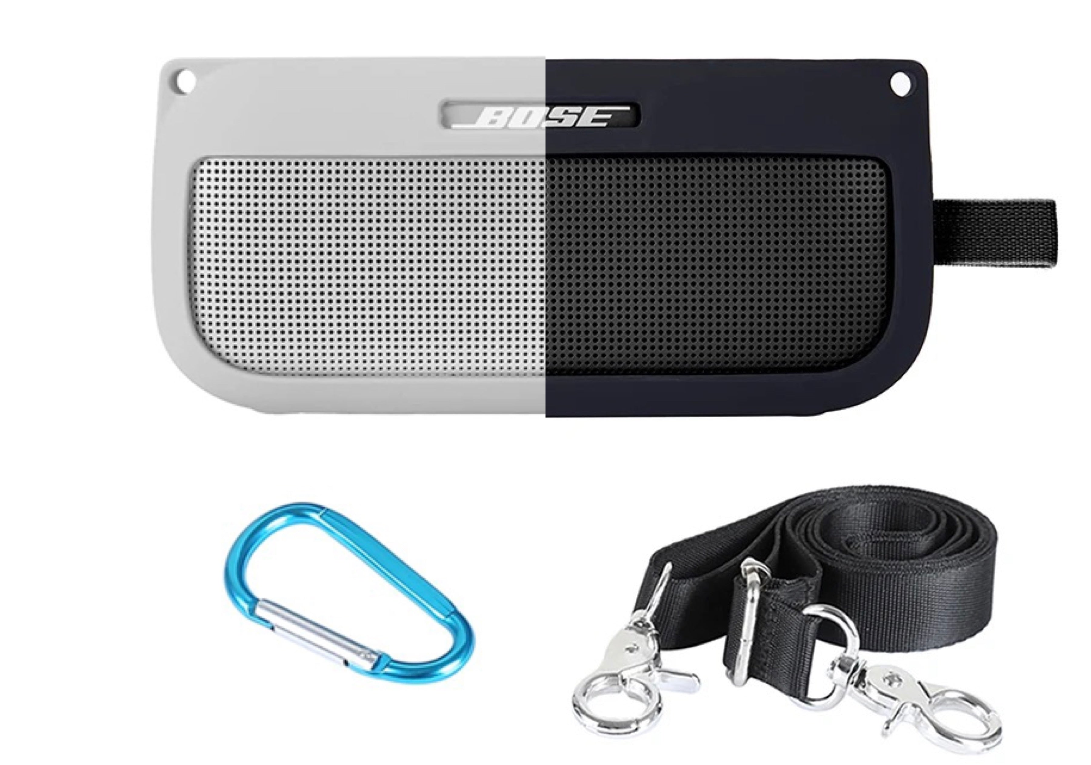 Custodia In Silicone Per Bose SoundLink Flex 2nd Gen - Copertura Protettiva Con Tracolla E Fibbia Metallo - Foto 7